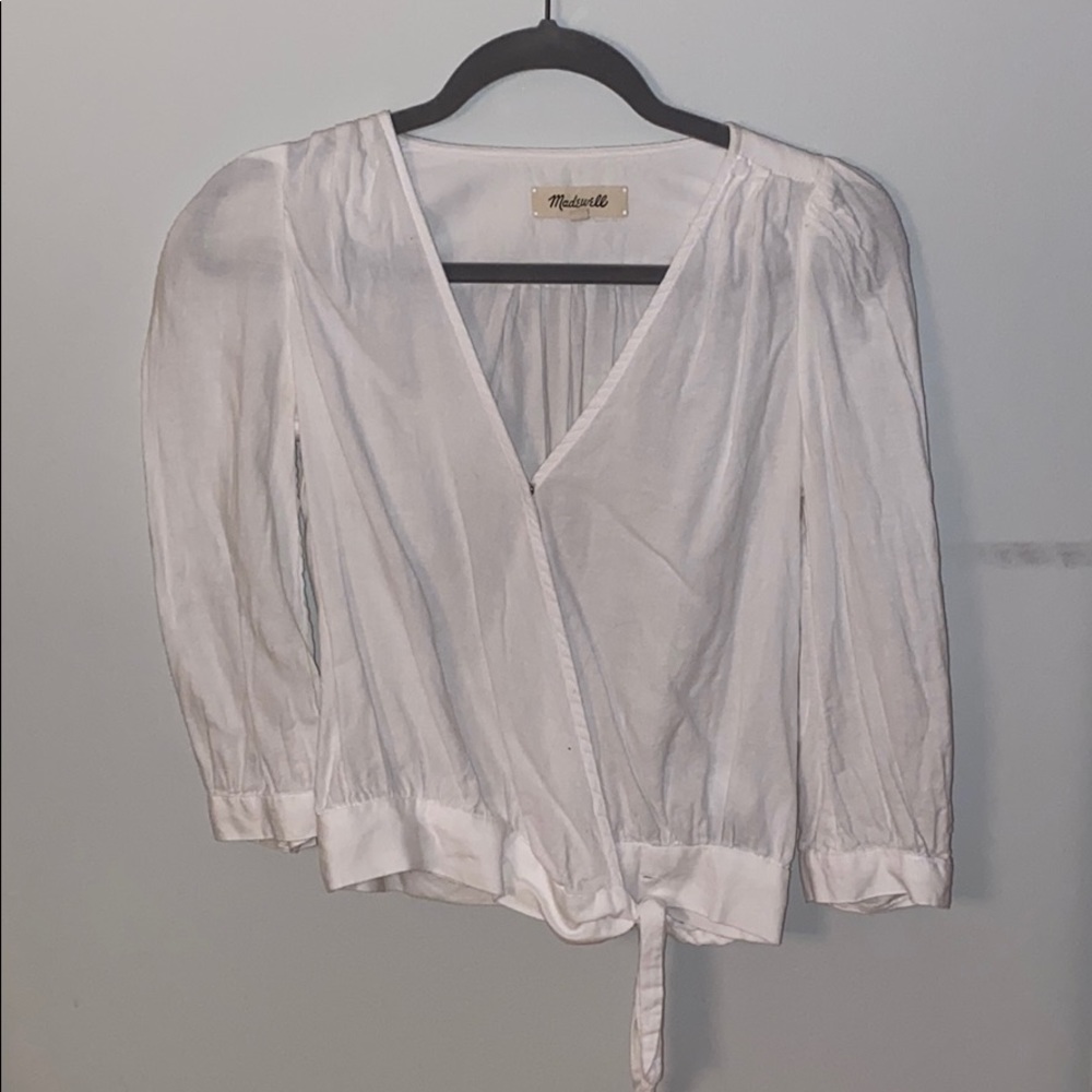 Madewell wrap top